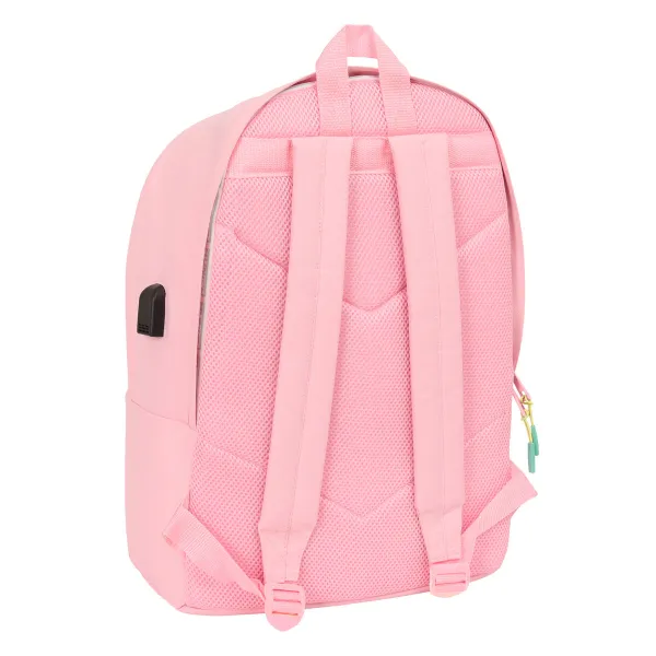 Школьный рюкзак Munich +usb munich Розовый 31 x 44 x 18 cm