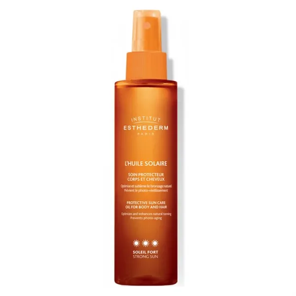 Institut Esthederm Suncare Oil Body And Hair Strong Sun 150ml