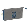 Triple Carry-all Munich Street Blue Grey 22 x 12 x 3 cm