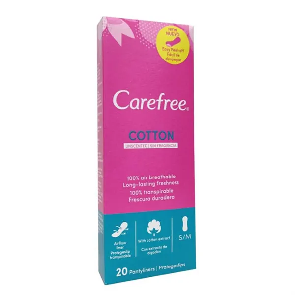 Carefree Slip Cotton 20 Units