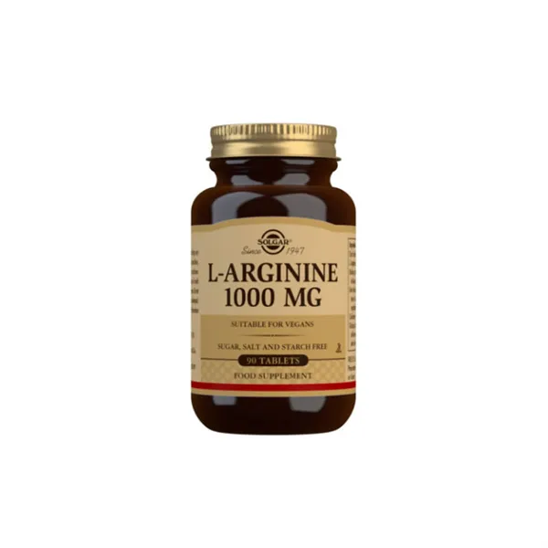 Solgar L-Arginine 1000 mg Tablets - Pack of 90