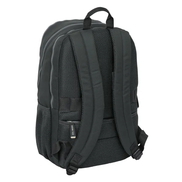 School Bag Real Madrid C.F. Grey 30 x 42 x 17 cm