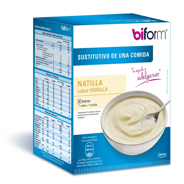 Biform Crema Vainilla 6 Sobres