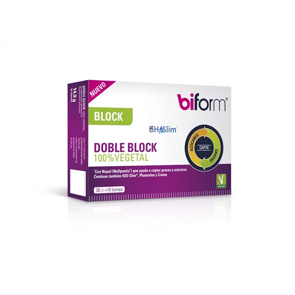 Biform Doble Block 100 Vegetal 30 Vcaps