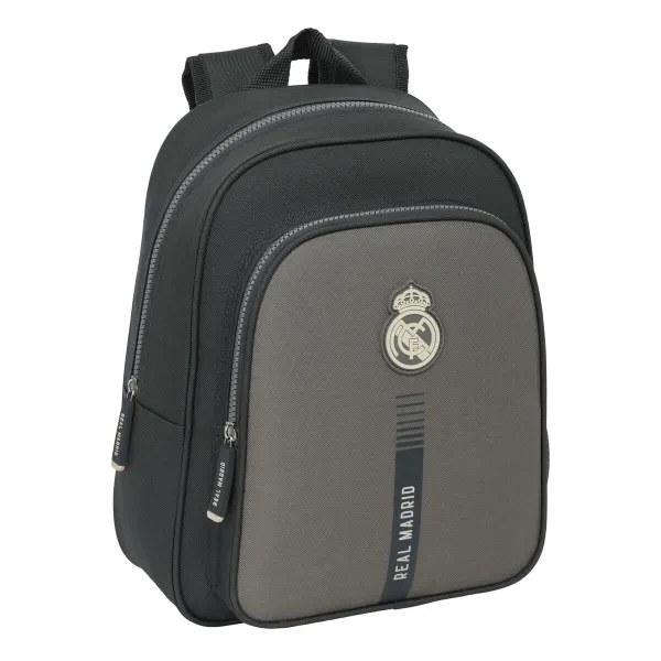 Школьный рюкзак Real Madrid C.F. Серый 27 x 33 x 10 cm