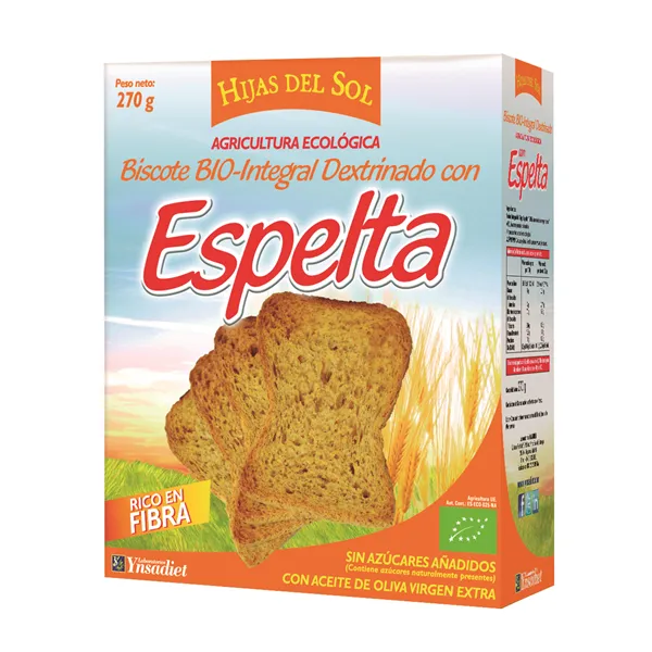 Ynsadiet Pan Dextrinado Bio Espelta 270g