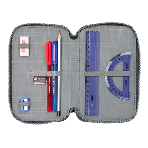 Ceļasoma Real Madrid C.F. Pelēks 12,5 x 19,5 x 5,5 cm 37 Daudzums