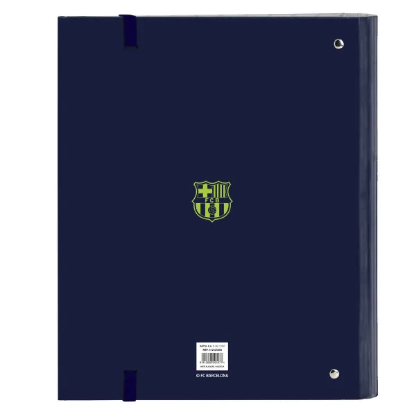 Ring binder F.C. Barcelona Navy Blue 27 x 32 x 3.5 cm