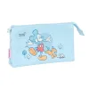 Trīsvietīgs futrālis Mickey Mouse Clubhouse Baby Gaiši Zils 22 x 12 x 3 cm