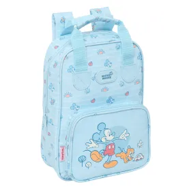 Vaikiškas krepšys Mickey Mouse Clubhouse Baby Šviesiai mėlyna 20 x 28 x 8 cm