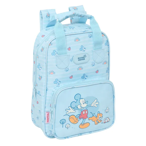 Lasten laukku Mickey Mouse Clubhouse Baby Vaaleansininen 20 x 28 x 8 cm