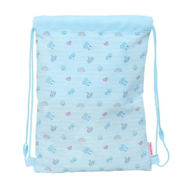 Kuprinė su virvutėmis Mickey Mouse Clubhouse Baby Mėlyna 26 x 34 x 1 cm