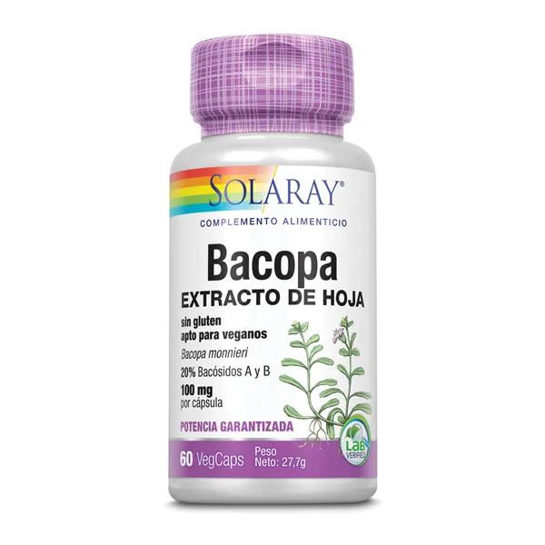 Solaray Bacopa 100 Mg 60 Vcaps