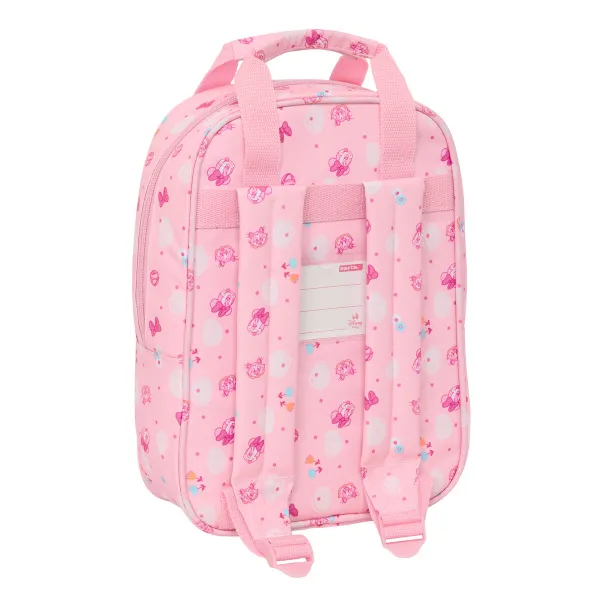 Lasten laukku Minnie Mouse Baby Pinkki 20 x 28 x 8 cm