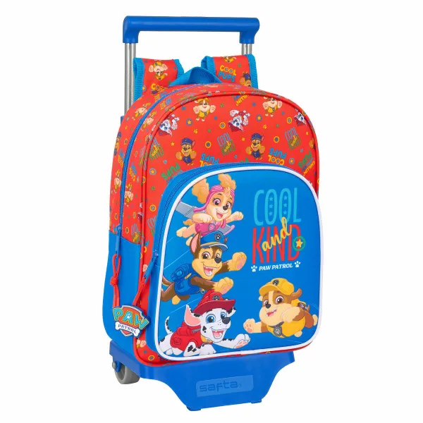 Koululaukku The Paw Patrol Cool Sininen Punainen 26 x 11 x 67 cm 26 x 34 x 11 cm