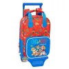 Skolas mugursoma ar riteņiem The Paw Patrol Cool Zils Sarkans 20 x 28 x 8 cm