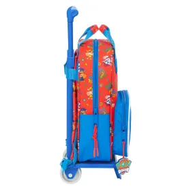 Школьный рюкзак с колесиками The Paw Patrol Cool Синий Красный 20 x 28 x 8 cm