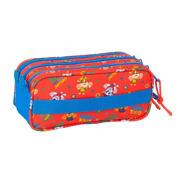 Triple Carry-all The Paw Patrol Cool Blue Red 21,5 x 10 x 8 cm