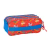 Trīsvietīgs futrālis The Paw Patrol Cool Zils Sarkans 21,5 x 10 x 8 cm