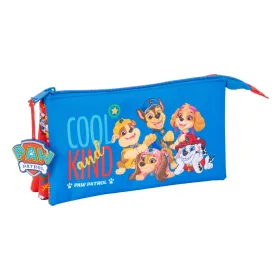 Trigubas penalas The Paw Patrol Cool Mėlyna Raudona 22 x 12 x 3 cm