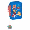 Dvigubo pieštuko dėklas The Paw Patrol Cool Mėlyna Raudona 12.5 x 19.5 x 4 cm 29 Dalys