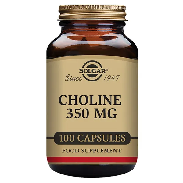 Solgar Choline 350mg 100 Capsules