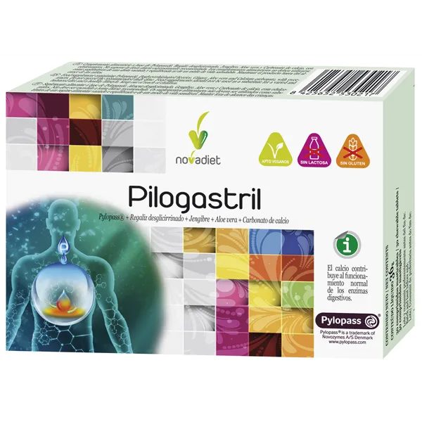 Novadiet Pilogastril 30 Comp Masticables