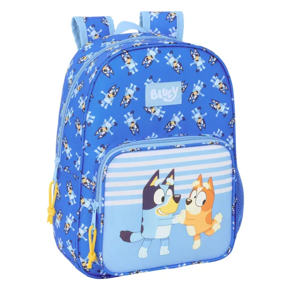 Koululaukku Bluey Let's play Sininen 26 x 34 x 11 cm