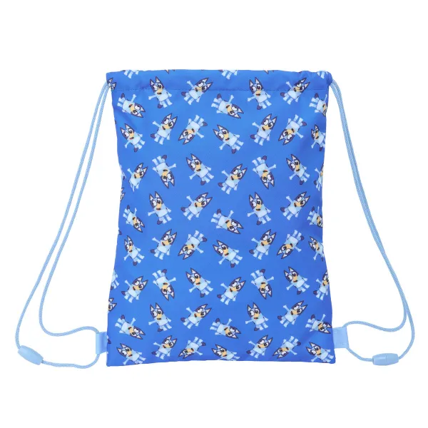 Сумка-рюкзак на веревках Bluey Let's play Синий 26 x 34 x 1 cm