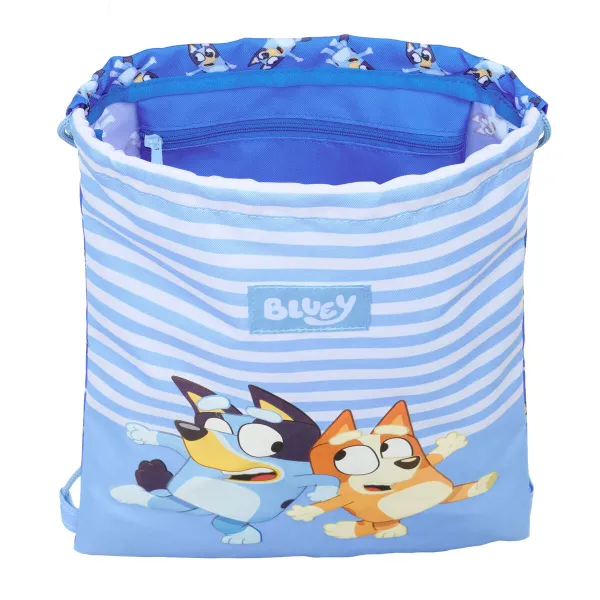 Сумка-рюкзак на веревках Bluey Let's play Синий 26 x 34 x 1 cm