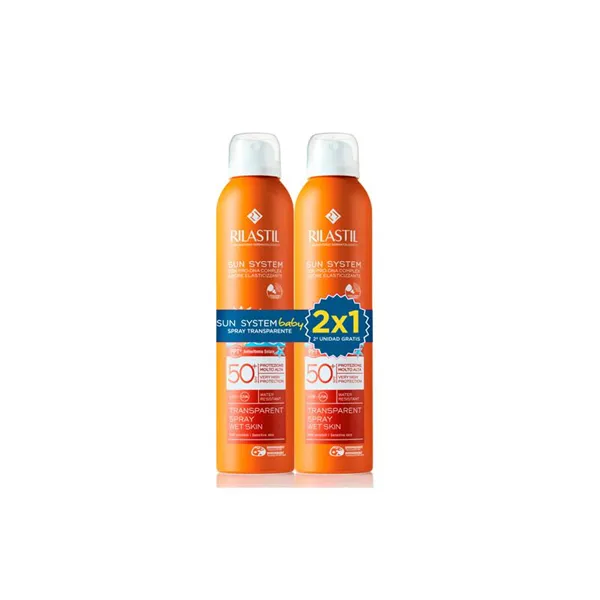 Rilastil Sun System Baby Spray Transparent Spf50+ 2x200ml