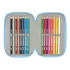 Penālis ar vietu trim zīmuļiem Bluey Let's play Zils 12,5 x 19,5 x 5,5 cm 37 Daudzums