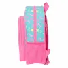 School Bag Gabby's Dollhouse Confetti Pink Turquoise 26 x 34 x 11 cm