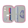 Triple Pencil Case Gabby's Dollhouse Confetti Pink Turquoise 12,5 x 19,5 x 5,5 cm 37 Pieces