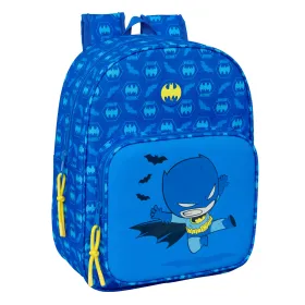 Mokyklinis krepšys Batman Mėlyna 26 x 34 x 11 cm