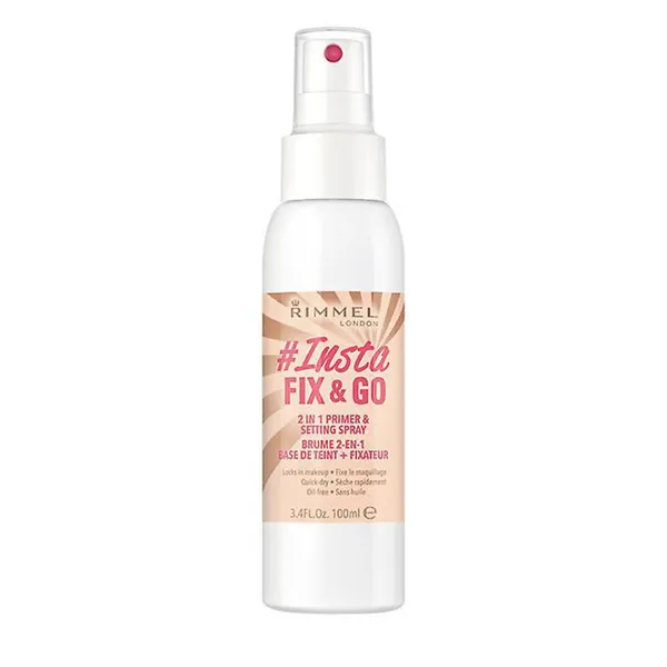 Rimmel London Lasting Finish Fix y Go 2 In 1 Primer and Setting Spray 100