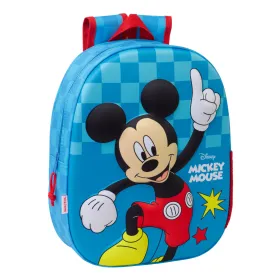 Vaikiškas krepšys Mickey Mouse Clubhouse Mėlyna 27 x 33 x 10 cm 3D