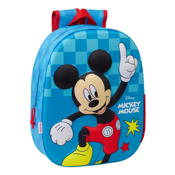 Детский рюкзак Mickey Mouse Clubhouse Синий 27 x 33 x 10 cm 3D