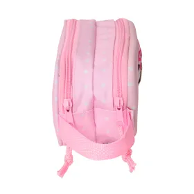 Double Carry-all Minnie Mouse Pink 21 x 8 x 6 cm 3D