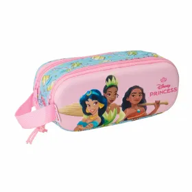 Double Carry-all Frozen Pink Sky blue 21 x 8 x 6 cm 3D