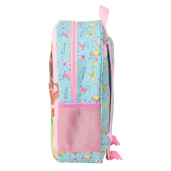 Bērnu soma Frozen Rozā Debesu zils 27 x 33 x 10 cm 3D