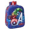 Bērnu soma The Avengers Sarkans Tumši zils 22 x 27 x 10 cm 3D