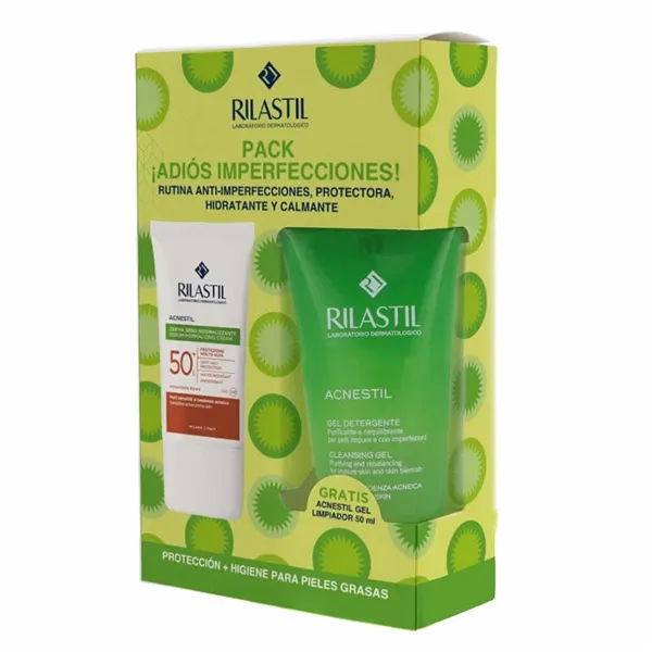 Rilastil Sun System Acnestil Spf 50+ Set 2 Pieces 