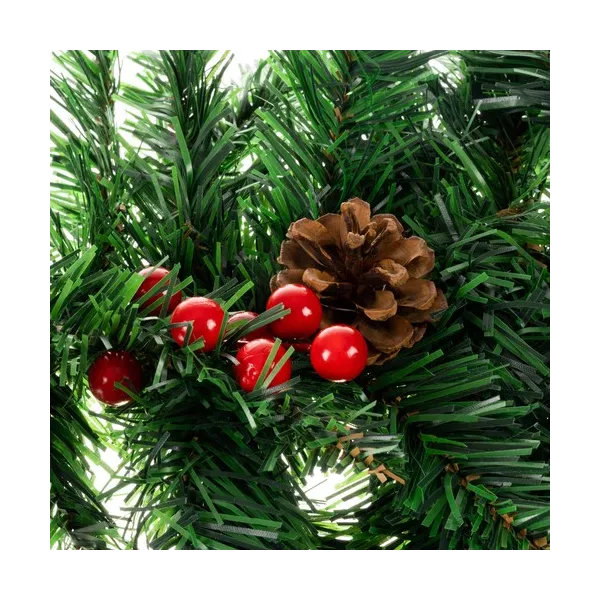 Christmas tree garland 2.7m with LED lights Ruhhy 22322