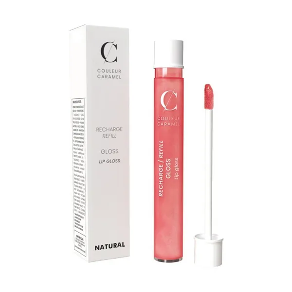 Couleur Caramel Caramel Brillo De Labios N904 Rose Recarga 1un