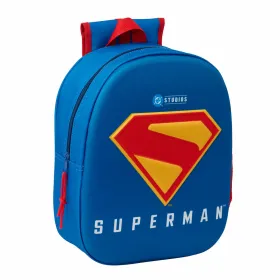 Mokyklinis krepšys Superman Mėlyna