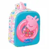 Lasten laukku Peppa Pig Sininen Valkoinen Pinkki 22 x 27 x 10 cm 3D