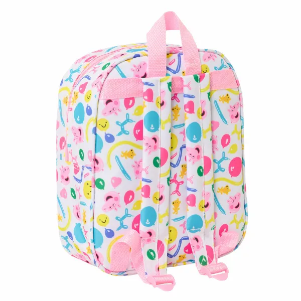Lasten laukku Peppa Pig Sininen Valkoinen Pinkki 22 x 27 x 10 cm 3D