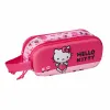 Двойной пенал Hello Kitty Розовый 21 x 8 x 6 cm