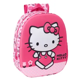 Vaikiškas krepšys Hello Kitty Rožinė 27 x 33 x 10 cm 3D